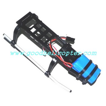 mingji-802-802a-802b helicopter parts undercarriage + bottom board + battery (assembled)